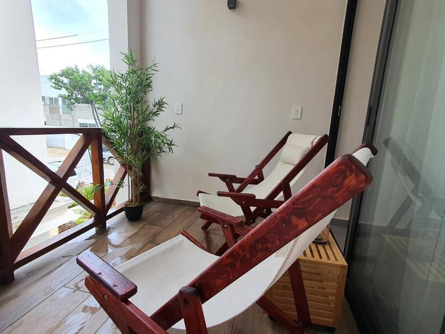Smart Depas Elegante Apartamento Estudio Totalmente Equipado Tulum Kültér fotó